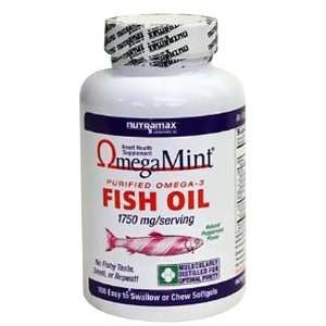  Omega Mint Purified Fish Oil Chewable Softgel (Quantity of 