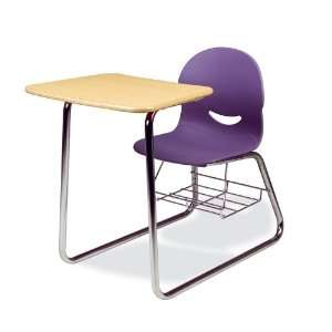  Virco Inc. IQ Series Sled Base Student Chair Desk Combo 