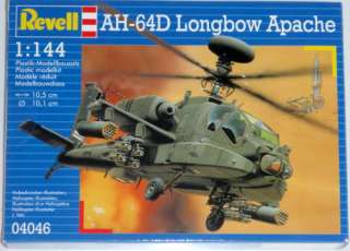 Revell Model Kit AH64D Longbow Apache PAINT &GLUE 64046  