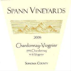   2008 Spann Vineyards Chardonnay Viognier 750ml Grocery & Gourmet Food