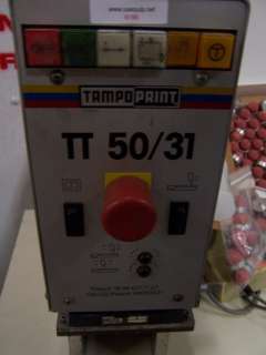 6186 TAMPO PRINT PAD PRINTER UNIT POWERS UP BUT NEED AIR HOOKUPS 