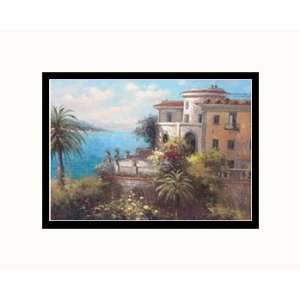 Enchanted Villa Architecture Pre Matted Poster Print by Hilger, 10x8 