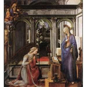   painting name Annunciation 1, By Lippi Frà Filippo