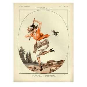 La Vie Parisienne, Magazine Plate, France, 1919 Premium Poster Print 