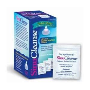  SinuCleanse Natural Saline Solution Packets Health 