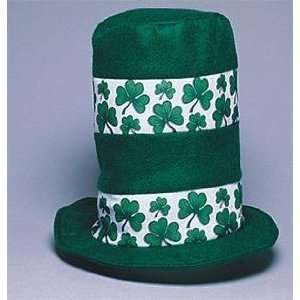 Shamrock Clover Stovepipe Hat St Patricks Day Party Supply Green and 