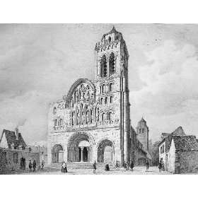  FRANCE Abbey Church of Sainte Mairie Madeleine at Vezelay 
