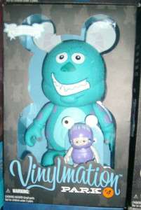 DISNEY VINYLMATION LE 9 SULLEY & 3 BOO MIB !!!! VERY HARD TO FIND 