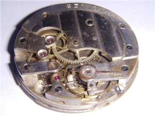 Vintage Longines pocket watch movement and enamel dial  