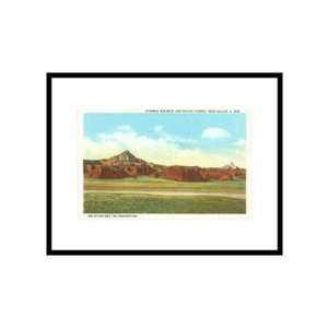  Rocks Near Gallup, New Mexico Scenic Pre Matted Poster 