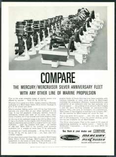 1964 Mercury Mercruiser Outboard Engine Vintage Ad  