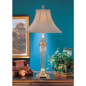   Crystal 1 Light Table Lamps in Hand Cut Lead Crystal: Home Improvement
