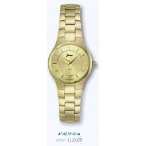  Belair Ladys Swiss Watch   Champagne Gold Color Stainless 
