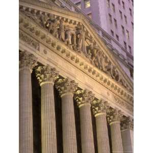  Architectural Detail of Stock Exchange, NYC Photographic 