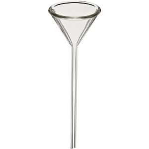 Kimble Kimax 28900 100 Glass Round Funnel, with Long Stem, 100mm ID 