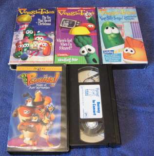   VeggieTales Penguins VHS VCR Tape Video VIDEOTAPE God Silly Toys Xmas