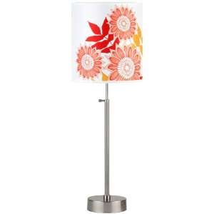  Lights Up! Cancan 2 Anna Red Adjustable Height Table Lamp 