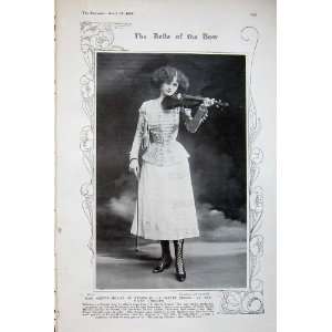  1908 Gertie Millar Franzi Waltz Dream Hicks Theatre