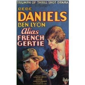  Alias French Gertie Movie Poster (11 x 17 Inches   28cm x 