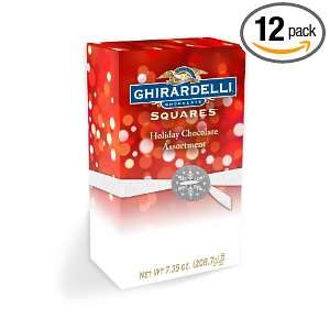 Ghirardelli Squares Assorted Medallion (Milk and Caramel, Dark and 