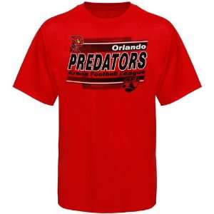  AFL Orlando Predators Dillio T shirt   Red Sports 