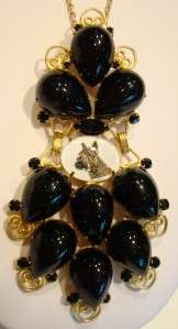 From an estate, a unique Victorian Gothic motif brooch or pendant 