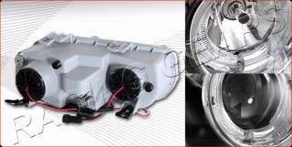 94 97 Acura Integra LS RS Type R Dual Halo Chrome Housing Projector 