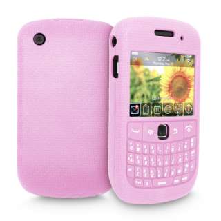  Silicone Case Cover For BlackBerry 8520 Curve 8520/9300 + Film  