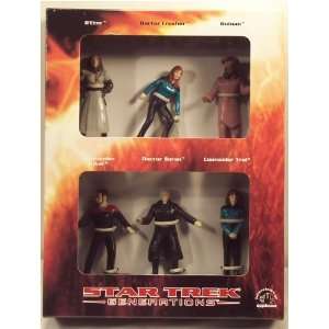    Star Trek Generations Collectible PVC Figurines Set: Toys & Games