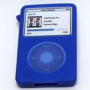   Dark Blue Silicone Skin For Apple iPod classic 160GB: Everything Else