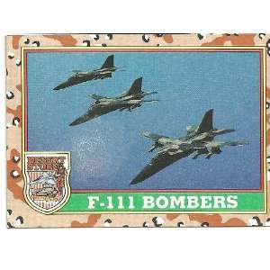  Desert Storm F 111 BOMBERS Card #36: Everything Else