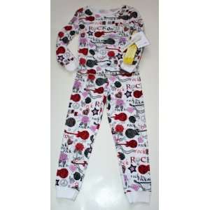  Amy Coe Toddler Girls 2 Piece Pajama Set   Size: 4T Rock 