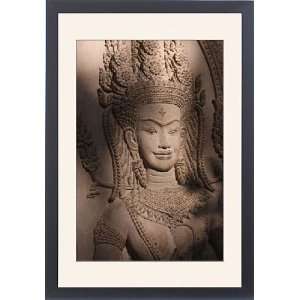 Apsara, Siem Reap, Cambodia, Indochina, Southeast Asia, Asia Framed 