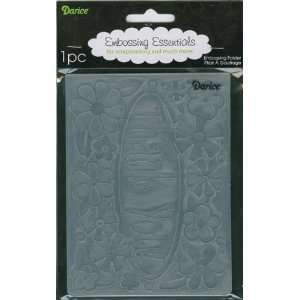  Darice Embossing Folder   Thank You (with Flowers): Home 