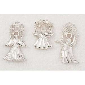 Pack of 6 Pure Grace Decorative Religious Christmas Angel Pins 1.75 