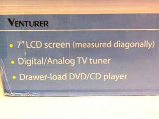 Venturer 7 Kitchen LCD TV/DVD Combo Under Cabinet Model KLV39073E 