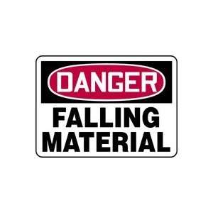   DANGER FALLING MATERIAL 7 x 10 Adhesive Vinyl Sign