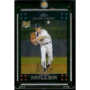  2007 Topps Chrome #298 Andrew Miller Detroit Tigers 