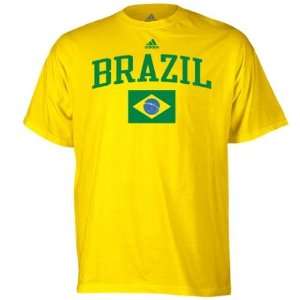  Brazil 2010 World Cup Futbol / Soccer Country Tee Adult T Shirt 