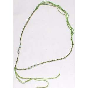   Natural Grade a Jadeite Jade Thread Necklace 