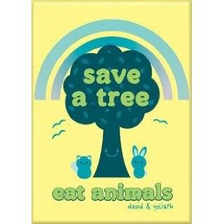 David & Goliath Save A Tree Magnet 26875DG