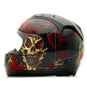  Rockhard Full Face Motorcycle Helmet   Slayer Large 