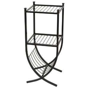  Zenith Products Black Metal Medina Floor Accessory Stand 