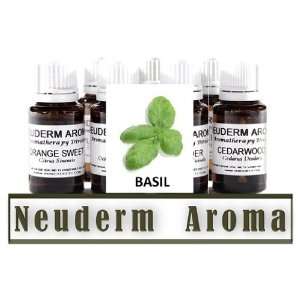  Neuderm Aroma Pure Essential Oil 15ml Basil Health 