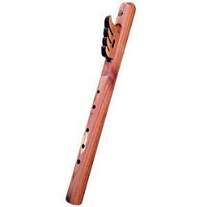  Pocket Flute Expertly Crafted Cedar Wood with 5 Holes 