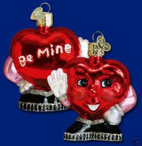 Old World Christmas BE MINE VALENTINE HEART Ornament  