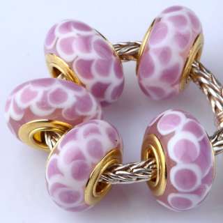   Murano Handmade Glass Bead W/ Scale Fit Bracelet/Necklace V20  