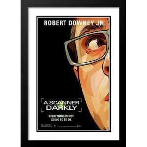  A Scanner Darkly 20x26 Framed and Double Matted Movie 