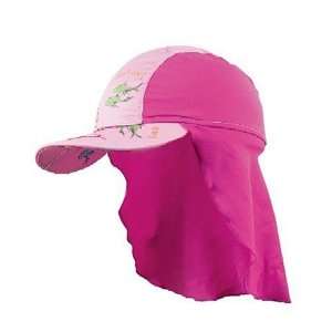   One Fish, Two Fish Sun Protective Cap with Flap   50+ UPF Fits 2T   3T