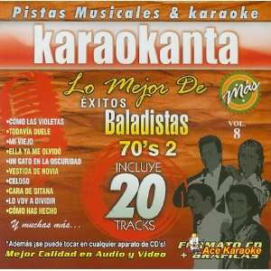  Karaokanta KAR 8008   Baladistas 70s 2   Spanish CDG 